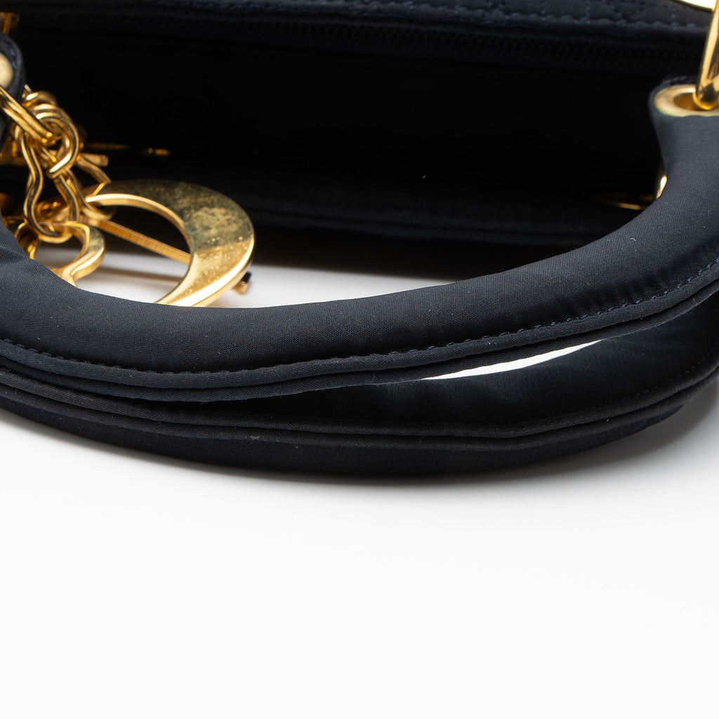 Dior Vintage Nylon Lady Dior Large Tote