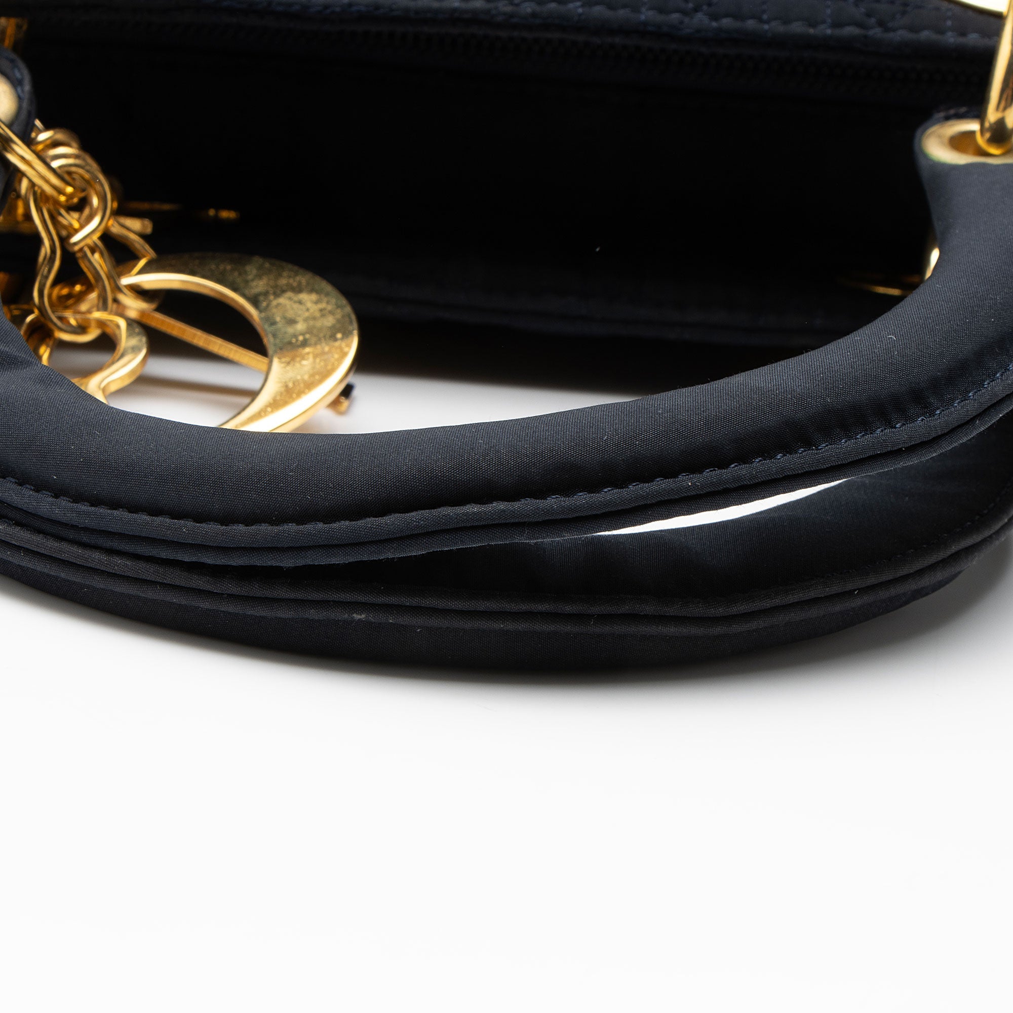 Dior Vintage Nylon Lady Dior Large Tote