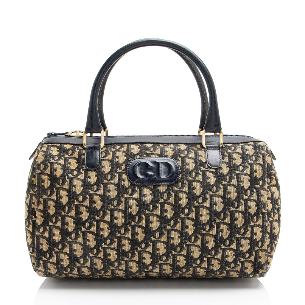 Dior Vintage Oblique Boston Bag - FINAL SALE