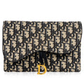 Christian Dior Oblique Saddle Clutch