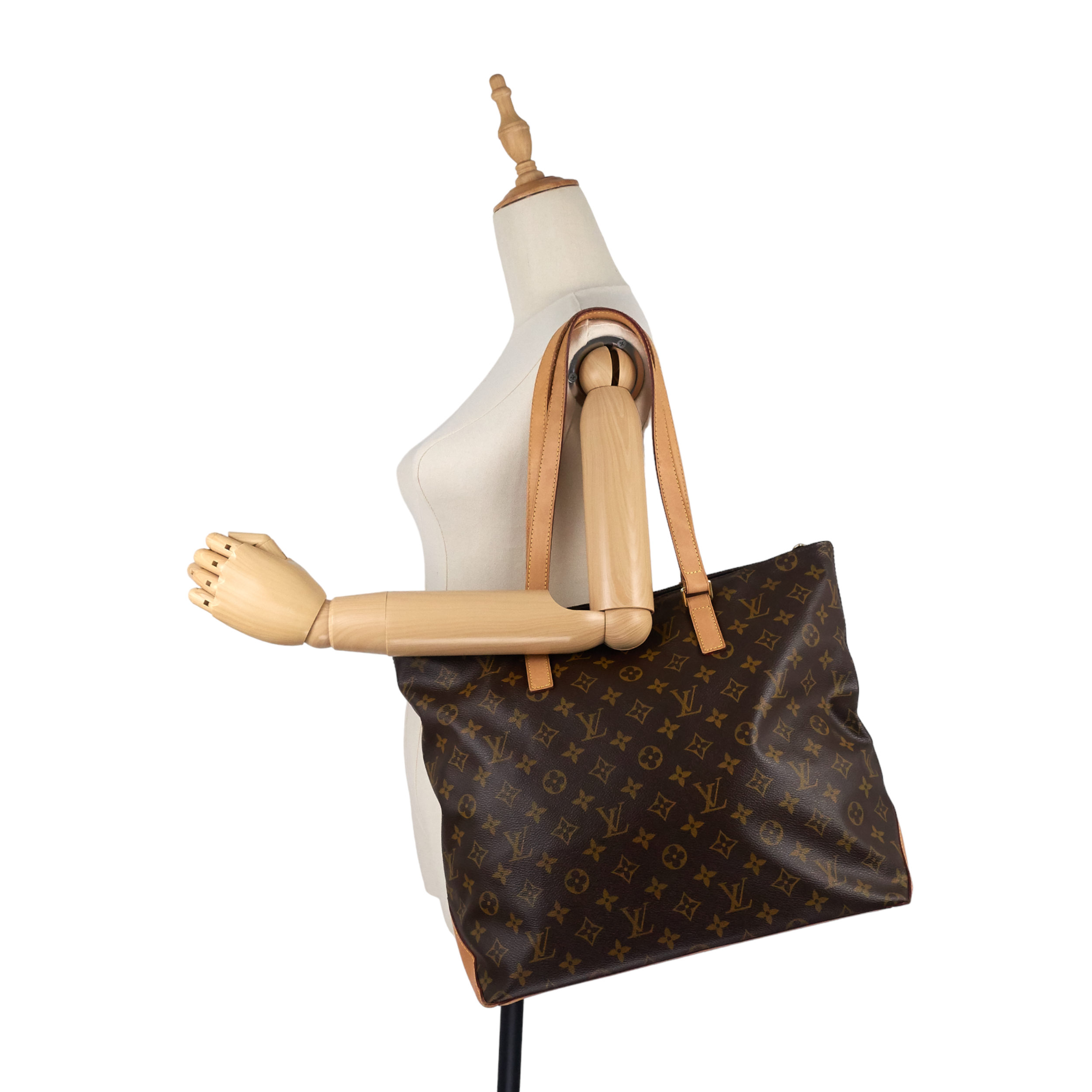 Louis Vuitto Cabas Mezzo Monogram Canvas Tote Bag