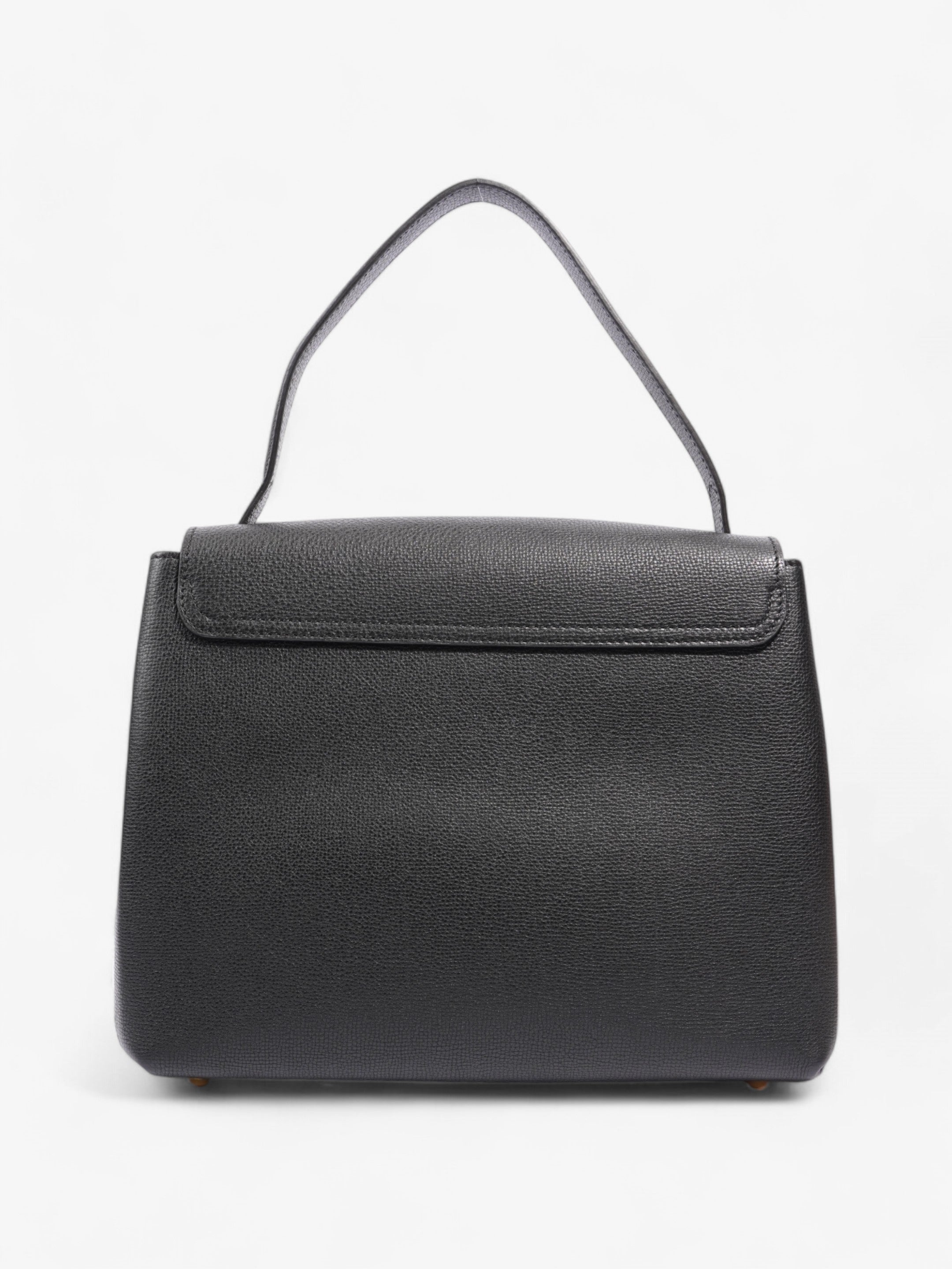 Burberry Camberley Tote Black Grained Leather Medium