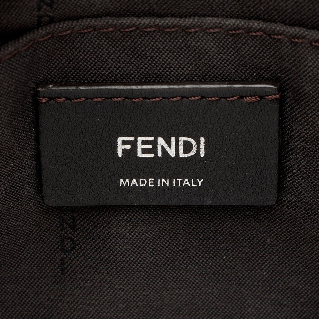 Fendi Calfskin FF Embossed By The Way Mini Boston Bag