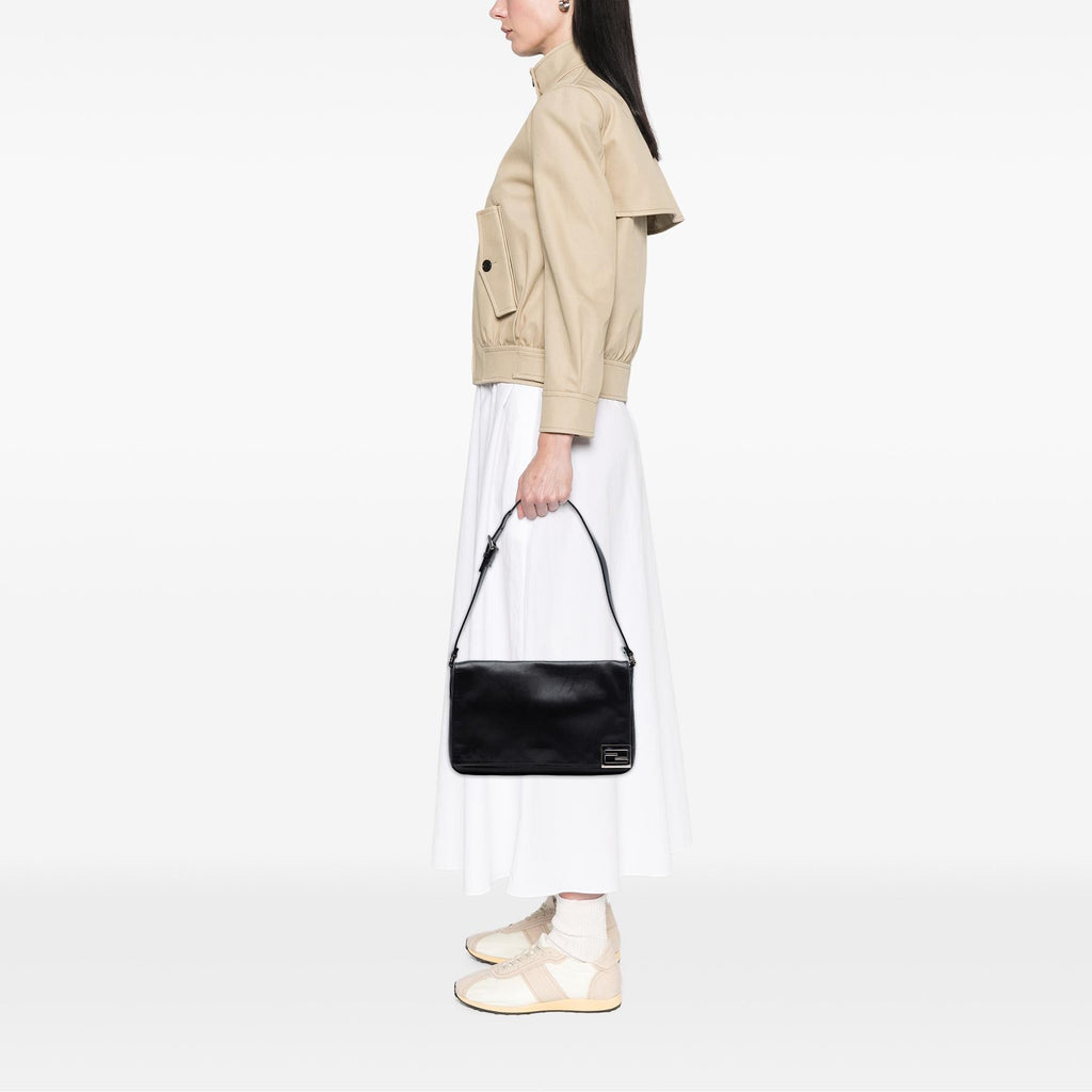 Fendi Calfskin FF Shoulder Bag