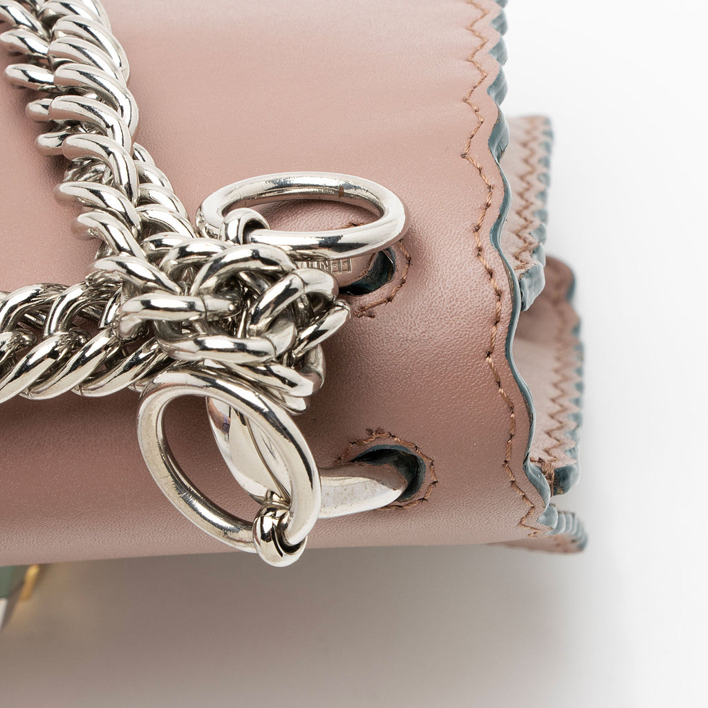 Fendi Calfskin Kan I Mini Shoulder Bag