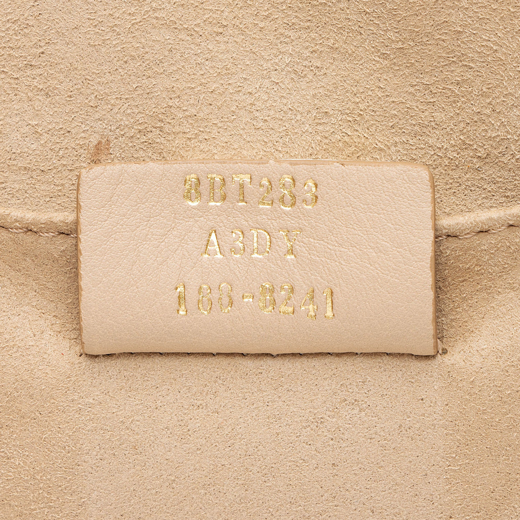 Fendi Calfskin Studded Kan I Medium Shoulder Bag