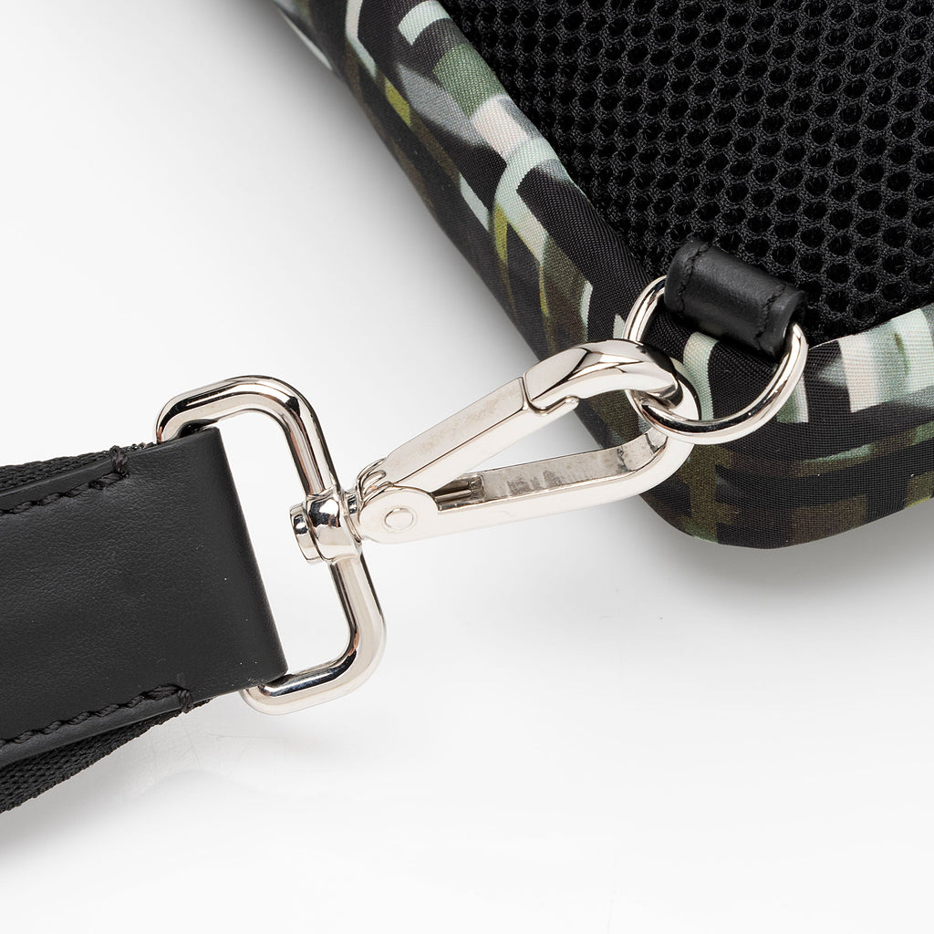 Fendi Camouflage FF Nylon Sling Bag