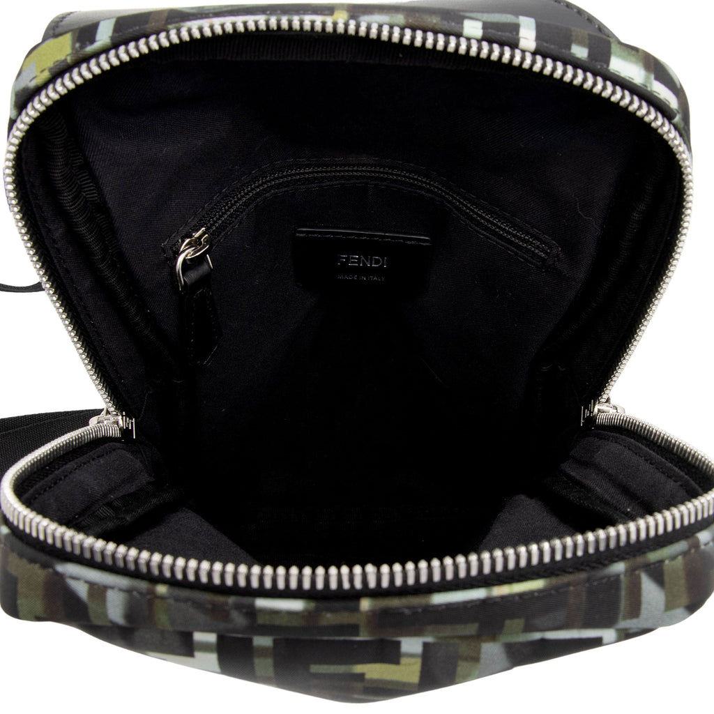 Fendi Camouflage FF Nylon Sling Bag