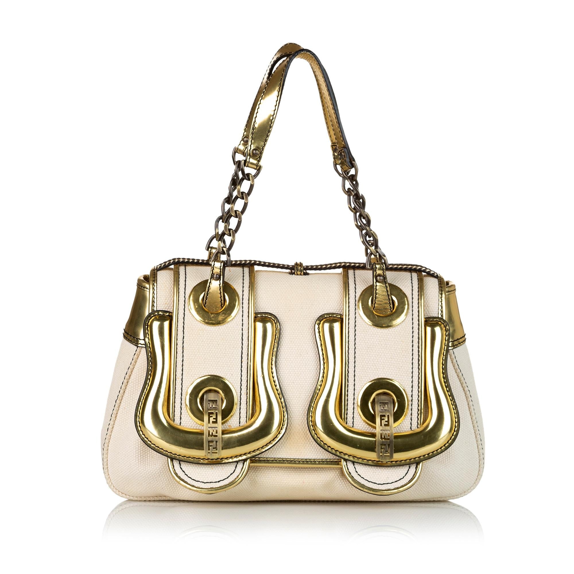 Fendi Canvas B. Bag (SHG-33182)