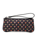 Fendi Canvas Monster Clutch