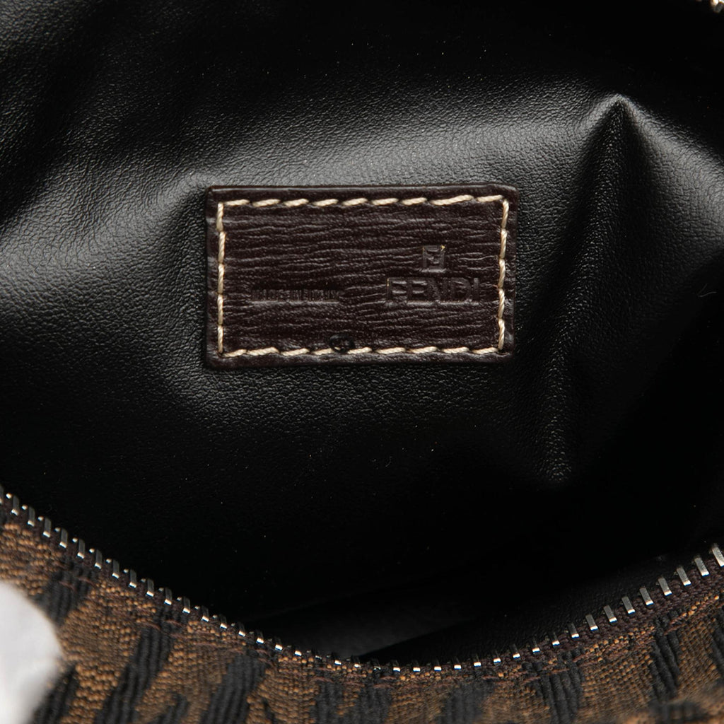 Fendi Canvas Zebra Print Handbag