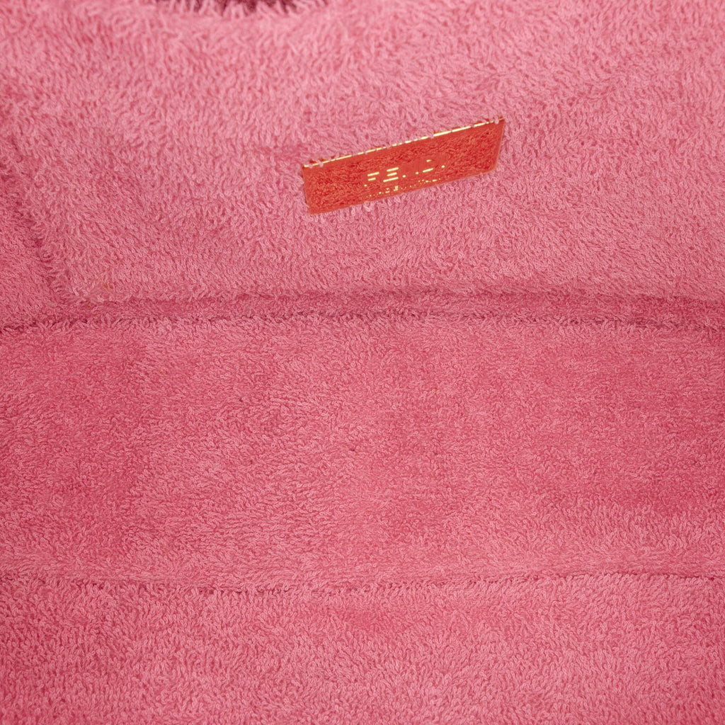 Fendi Embossed Terry Cloth FF 1974 Convertible Belt Baguette