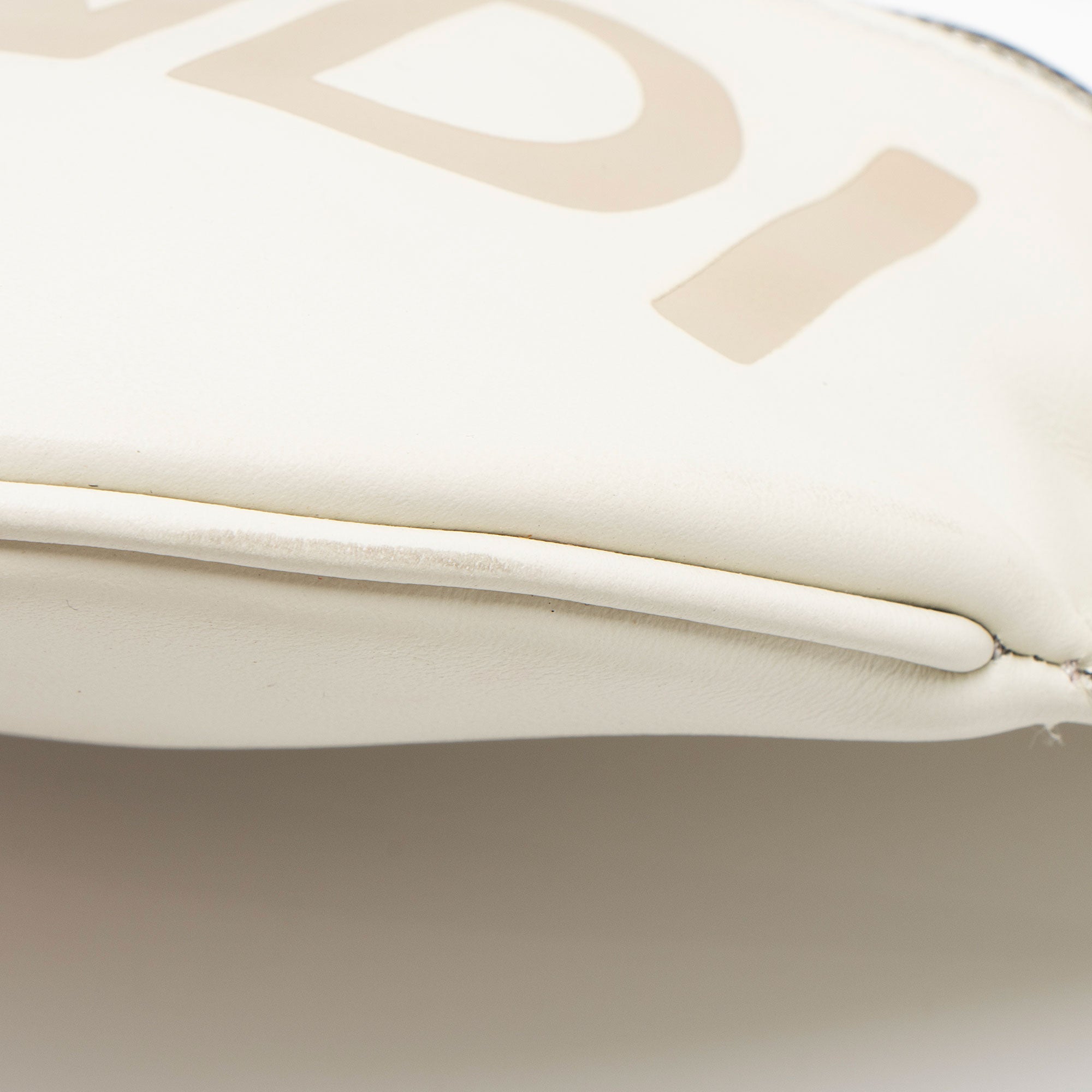 Fendi Embossed Vitello Logo Small Belt Bag