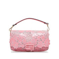 Fendi Embroidered Lace Baguette (SHG-PcQc93)