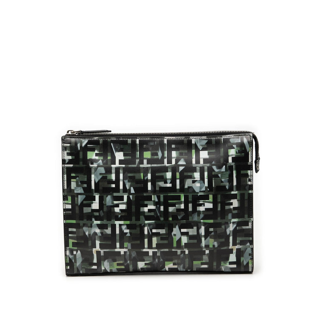 Fendi FF 1974 Nylon Camouflage Clutch