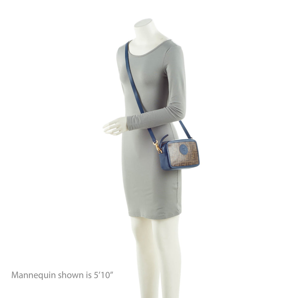 Fendi FF Coated Canvas 1974 Mini Camera Bag