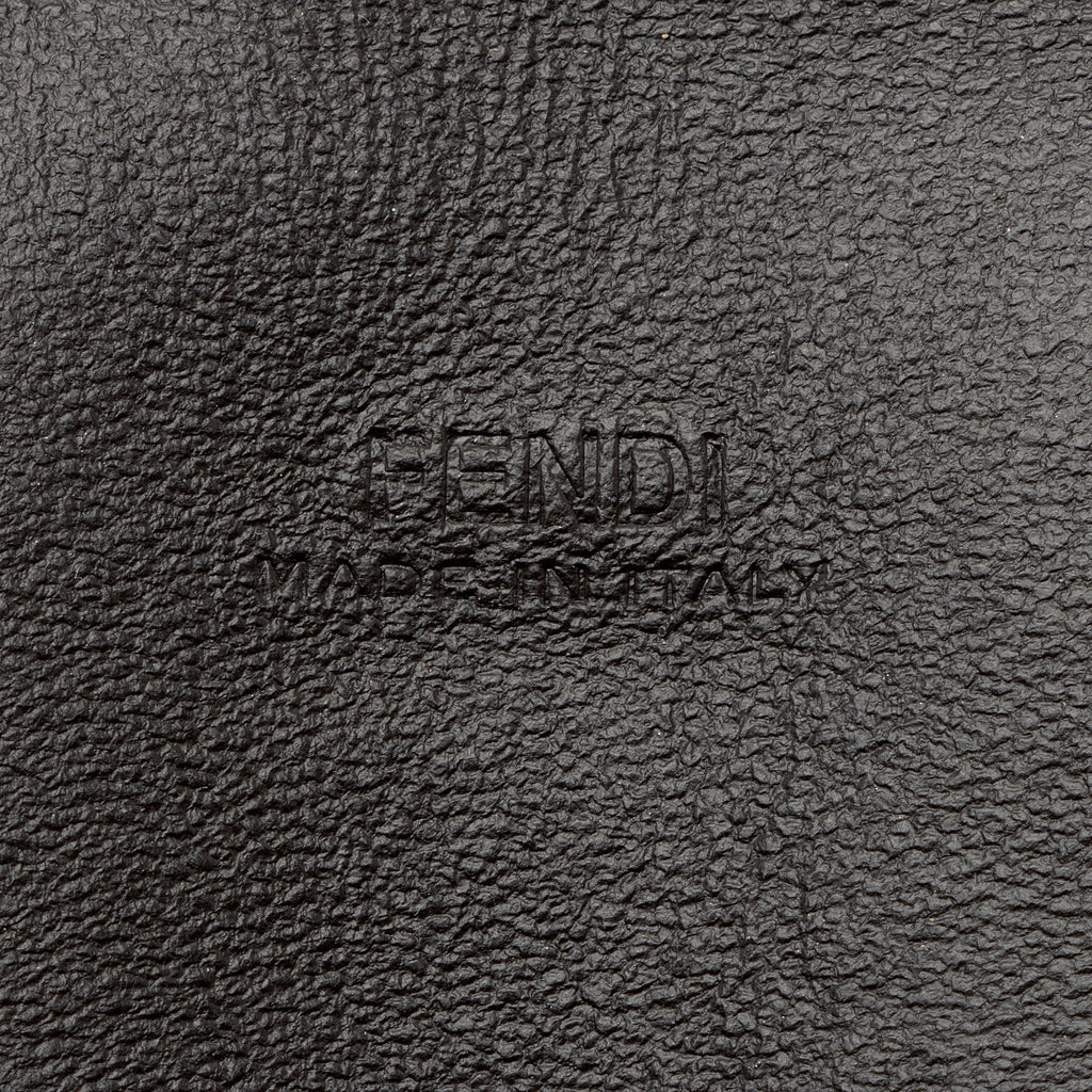 Fendi FF Embossed Calfskin 1974 Envelope Pouch (SHF-qYNeEa)