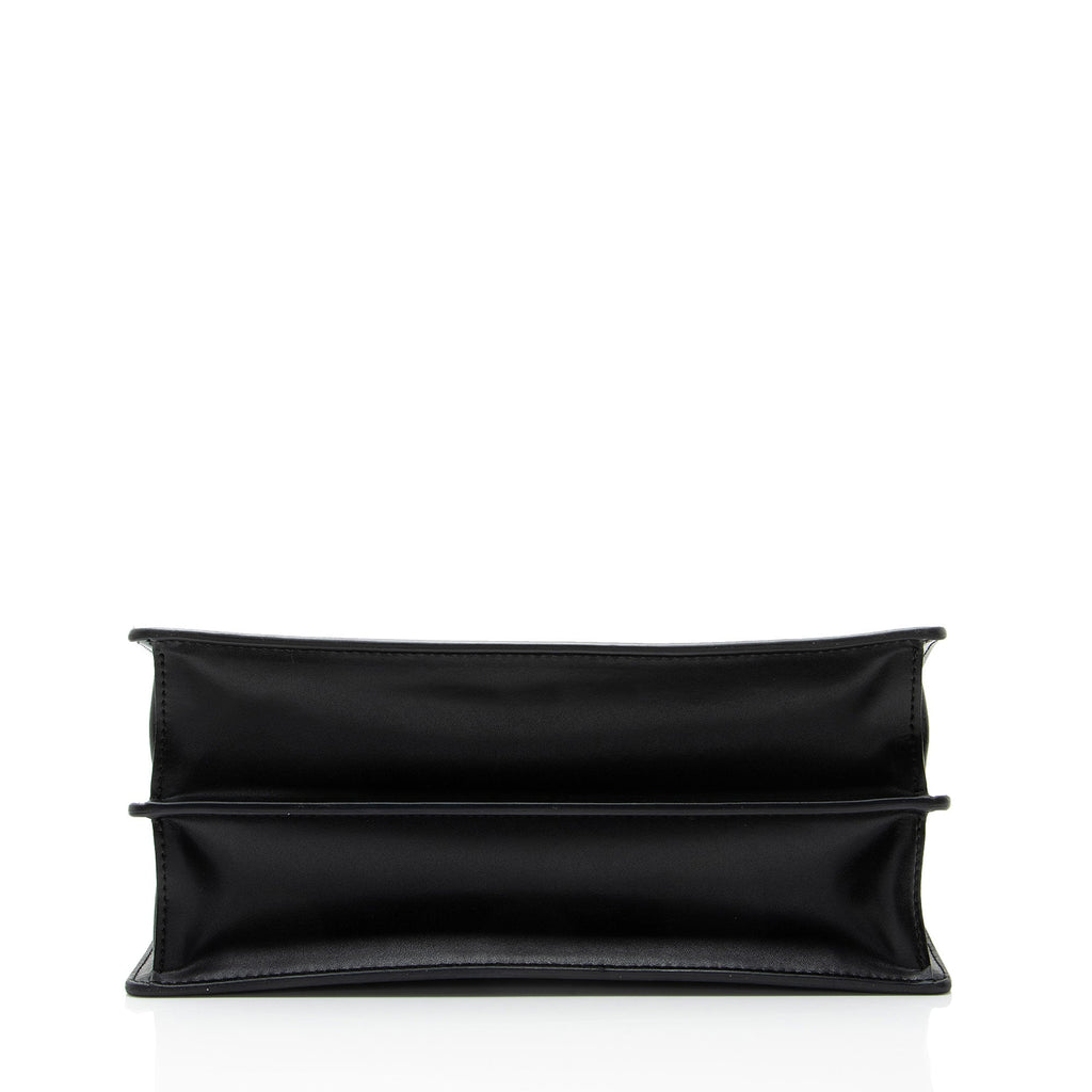 Fendi FF Embossed Calfskin Kan U Medium Shoulder Bag