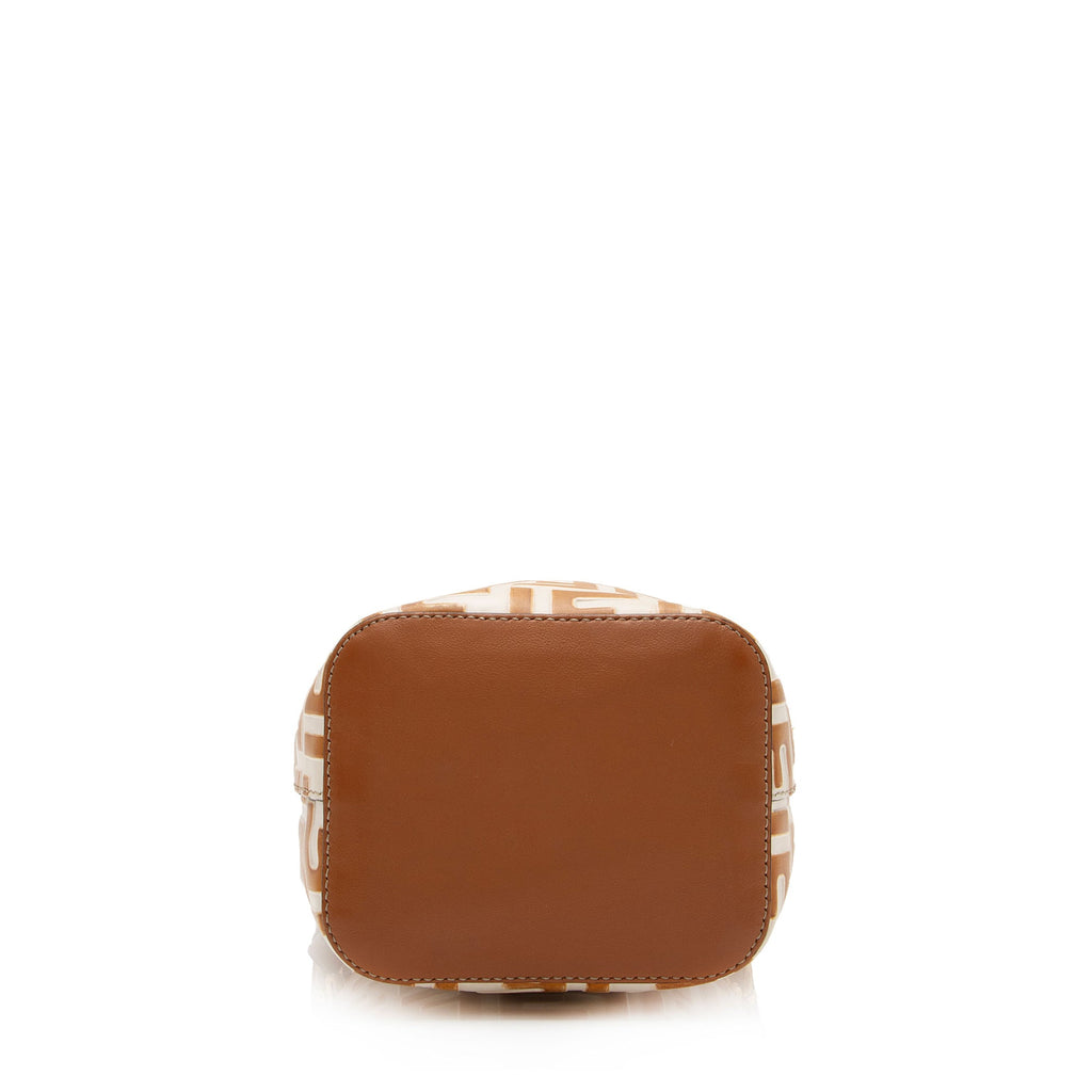 Fendi FF Embossed Calfskin Mon Tresor Mini Bucket Bag (SHF-ubOHeg)
