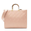 Fendi FF Embossed Calfskin Sunshine Medium Shopper Tote