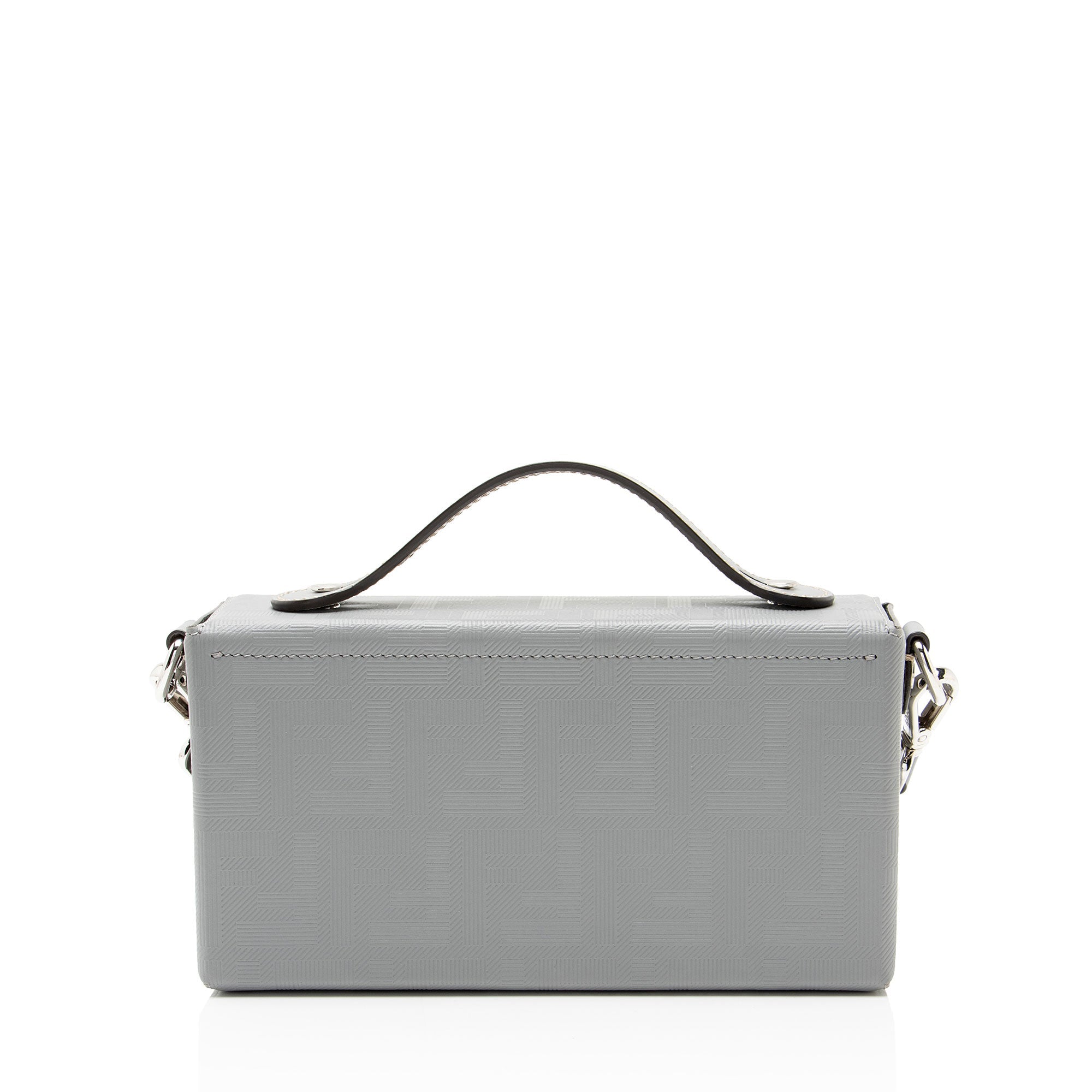 Fendi FF Shadow Vitello Soft Trunk Baguette