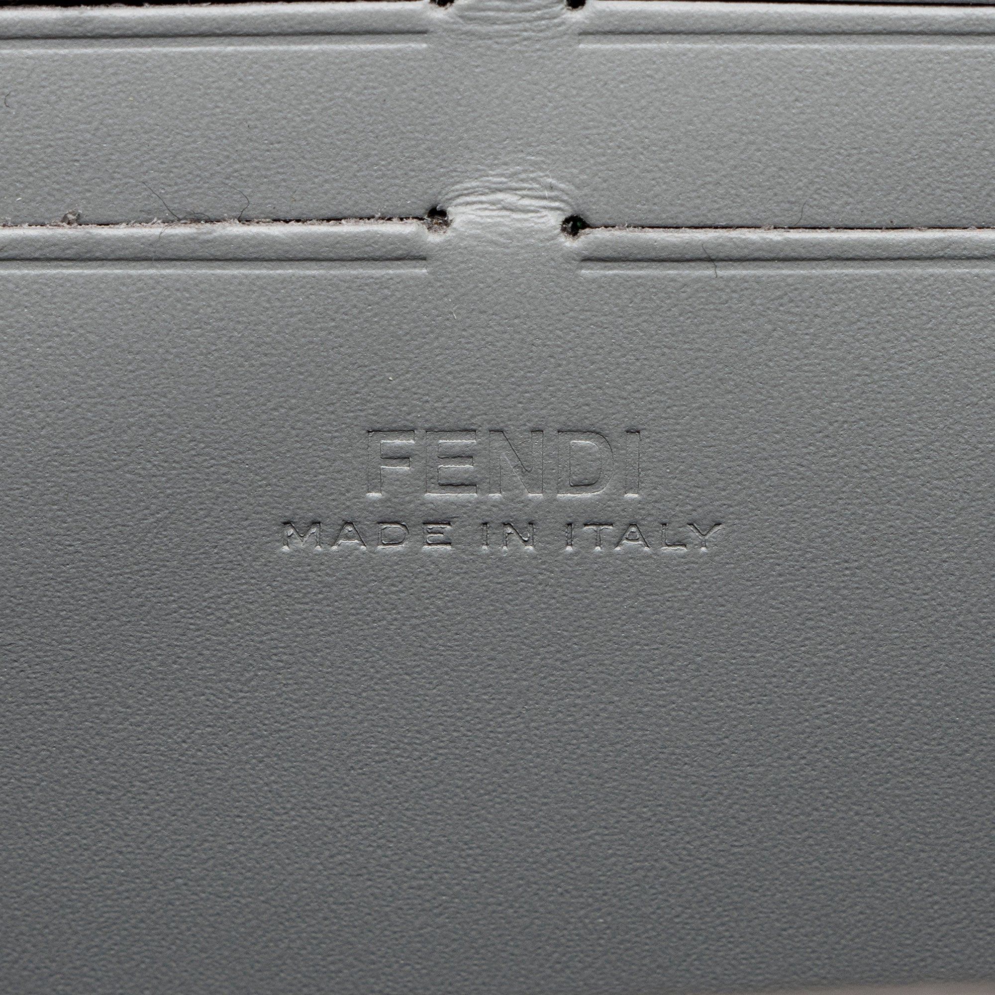 Fendi FF Shadow Vitello Soft Trunk Baguette