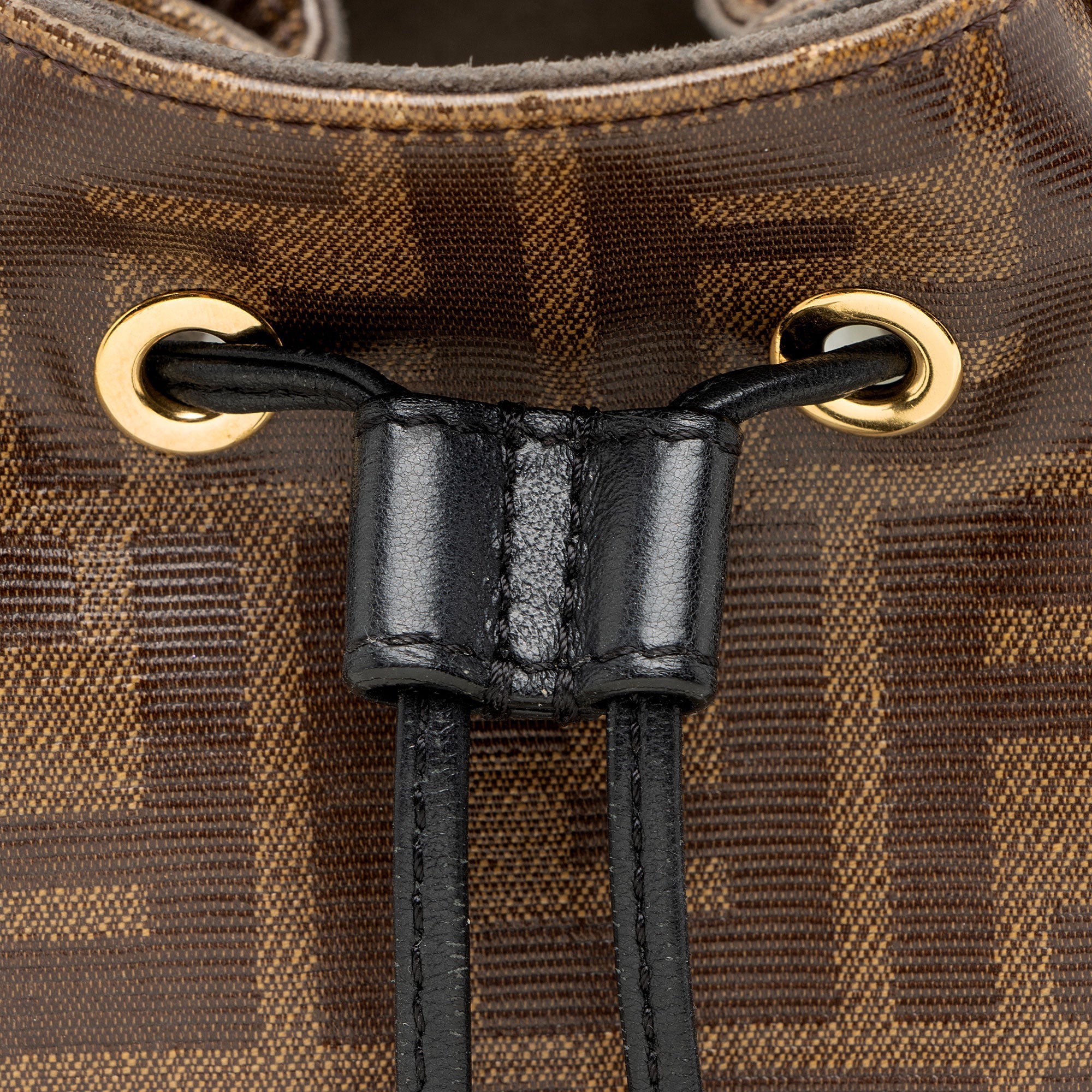 Fendi FF Spalmati Mon Tresor Grande Shoulder Bag