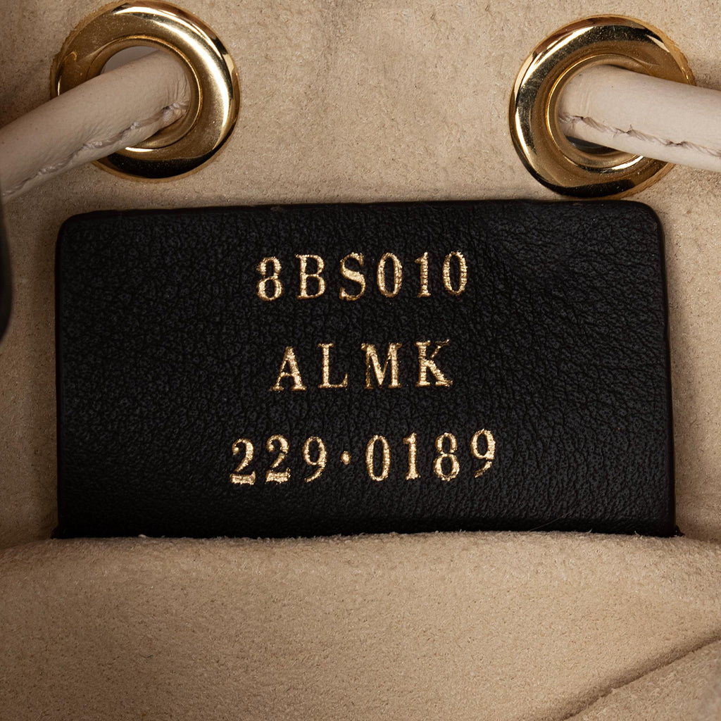 Fendi FF Tapestry Mon Tresor Mini Bucket Bag (SHF-GhSmGT)