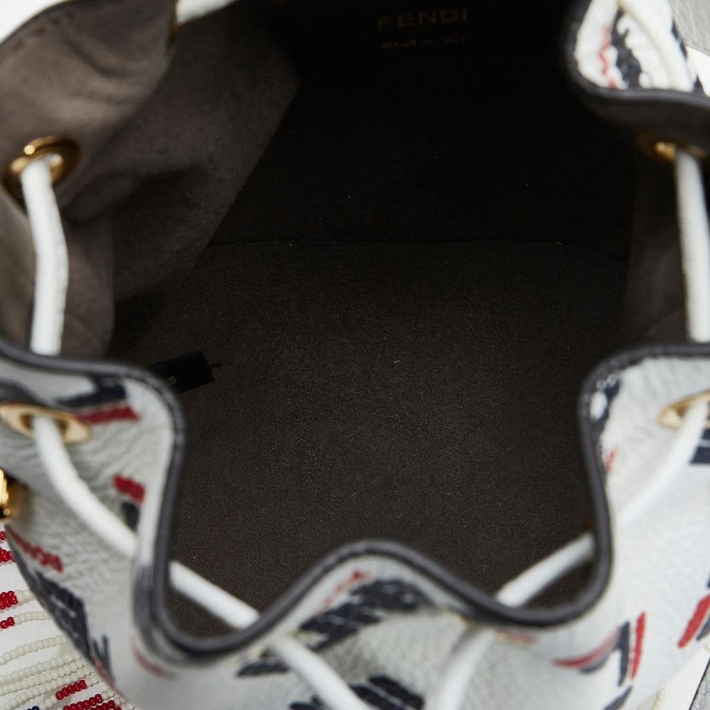 Fendi Fendi X Fila Mania Mini Mon Tresor Bucket Bag