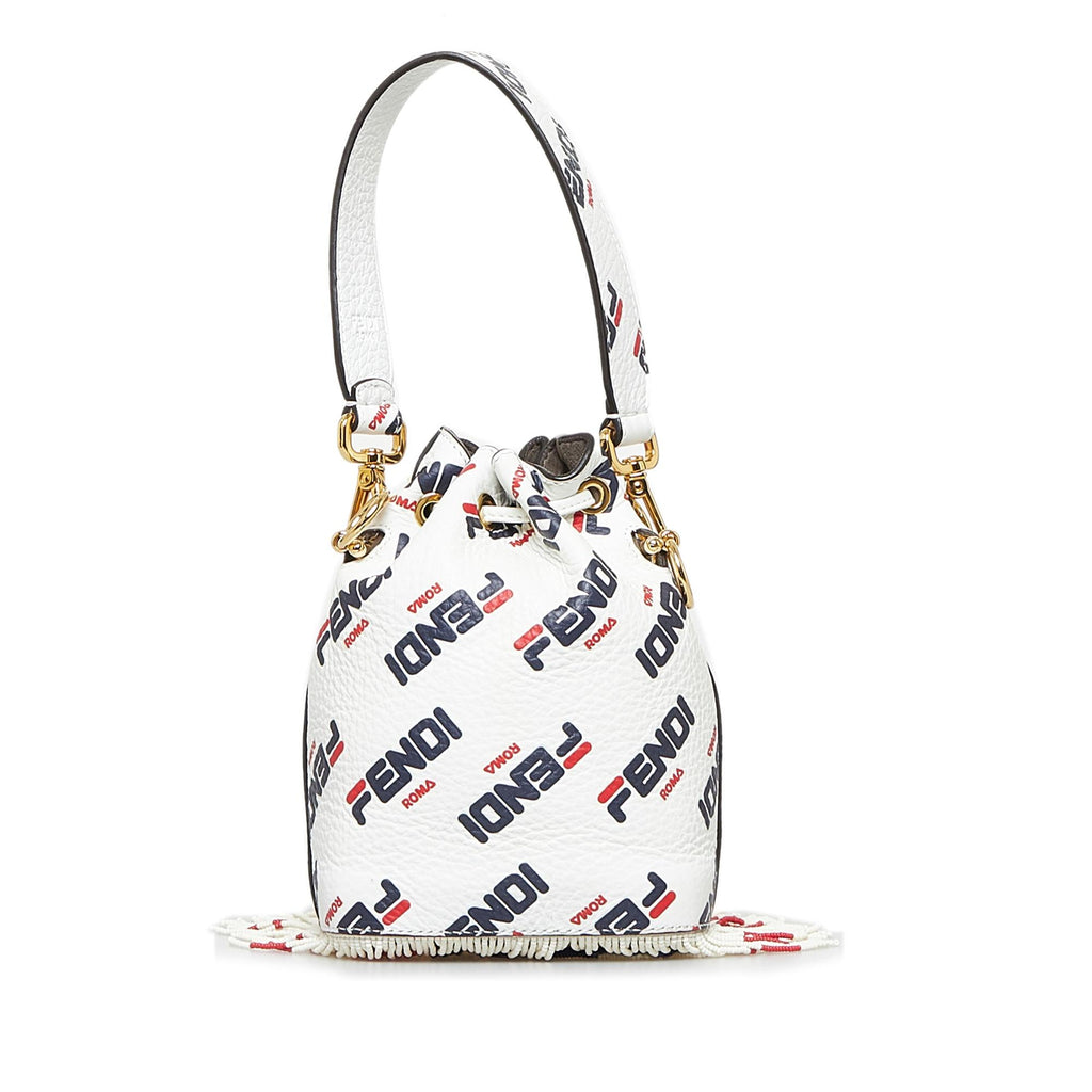 Fendi Fendi X Fila Mania Mini Mon Tresor Bucket Bag