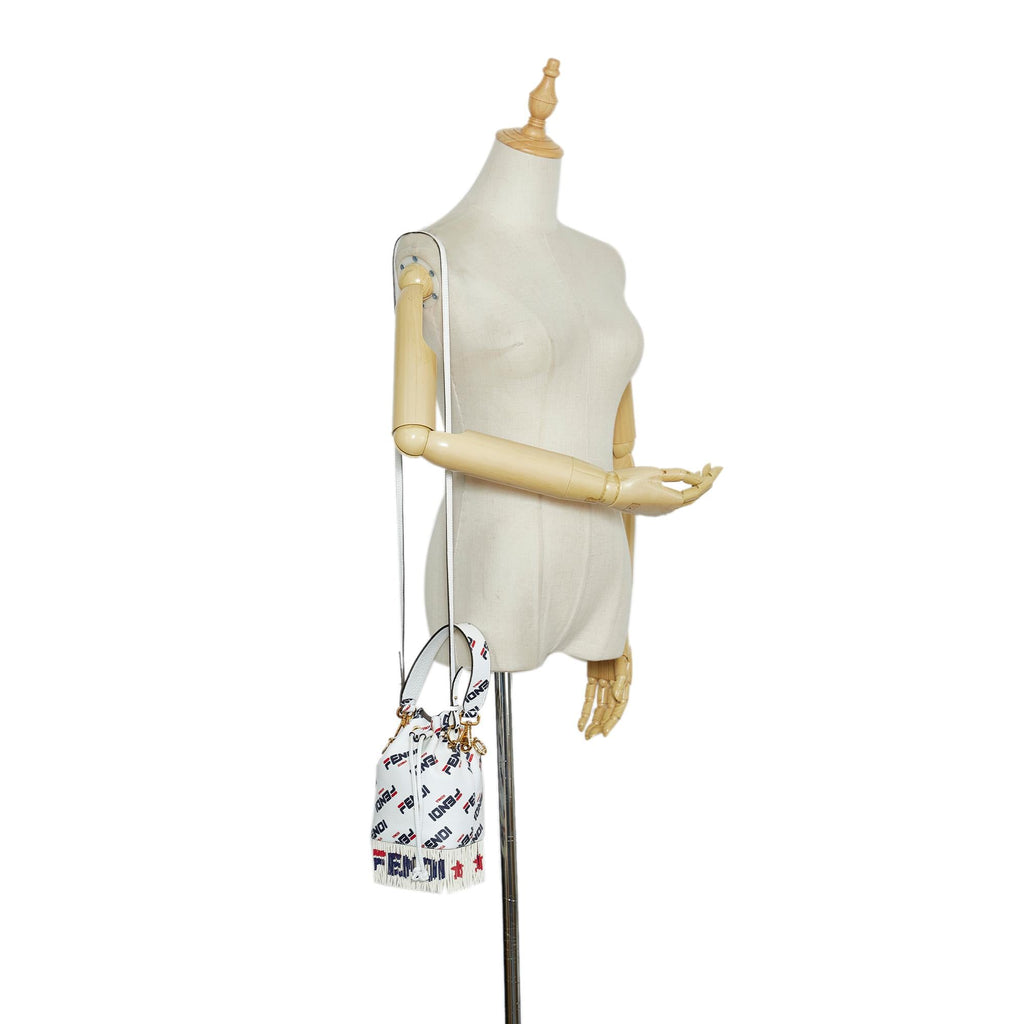 Fendi Fendi X Fila Mania Mini Mon Tresor Bucket Bag