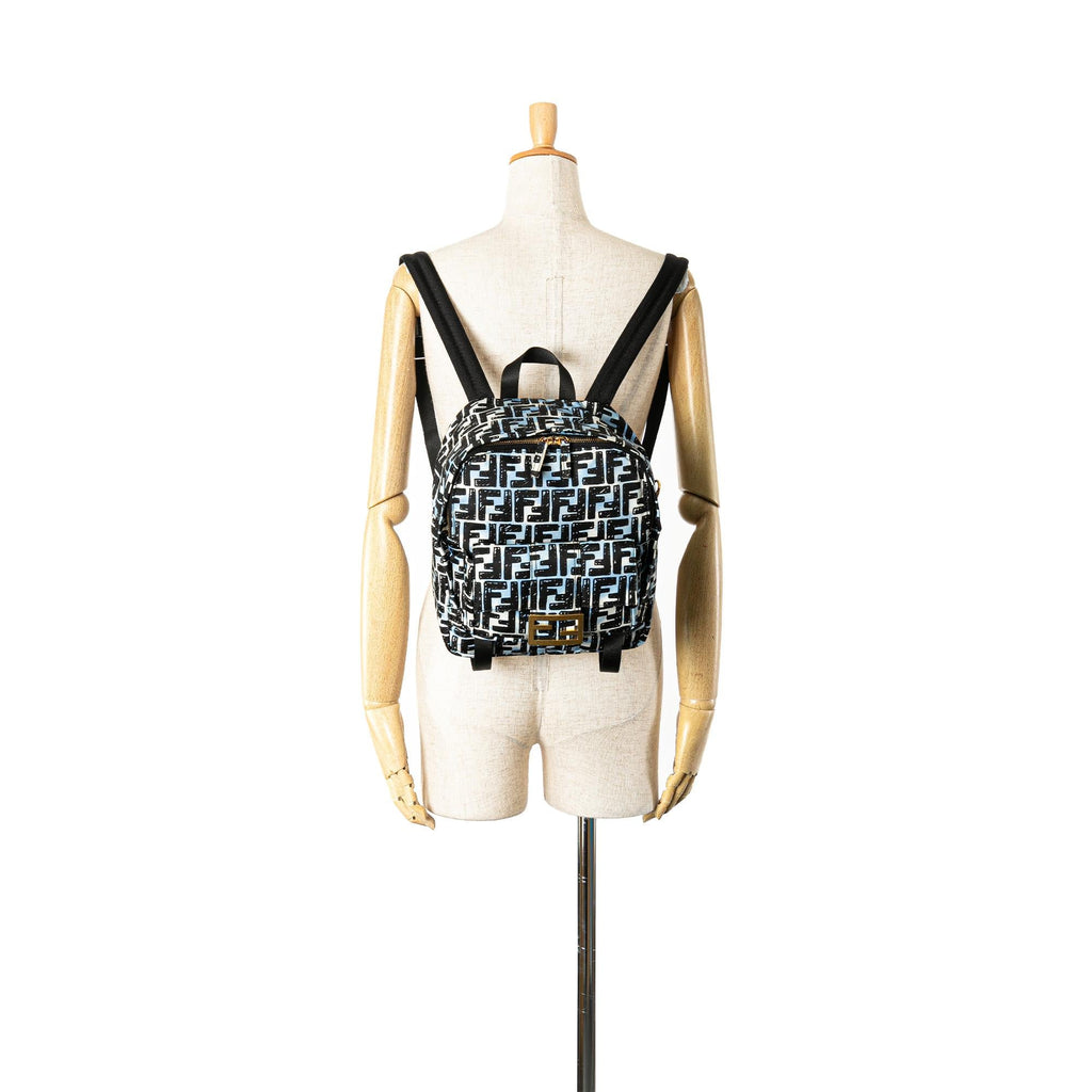 Fendi Joshua Vides Small Nylon Baguette Backpack