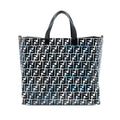 Fendi Joshua Vides Zucca Coated Canvas Cloudy Shopper Satchel