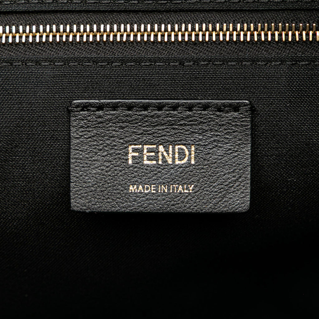 Fendi Joshua Vides Zucca Coated Canvas Cloudy Shopper Satchel