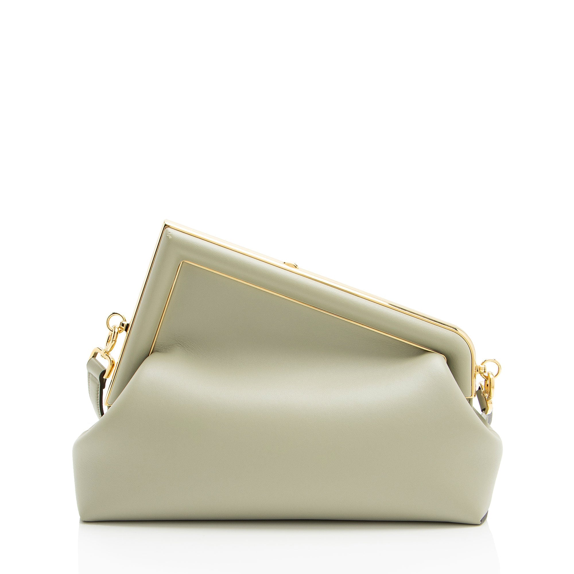 Fendi Lambskin Fendi First Medium Shoulder Bag