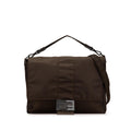 Fendi Large Econyl Nylon Baguette Satchel