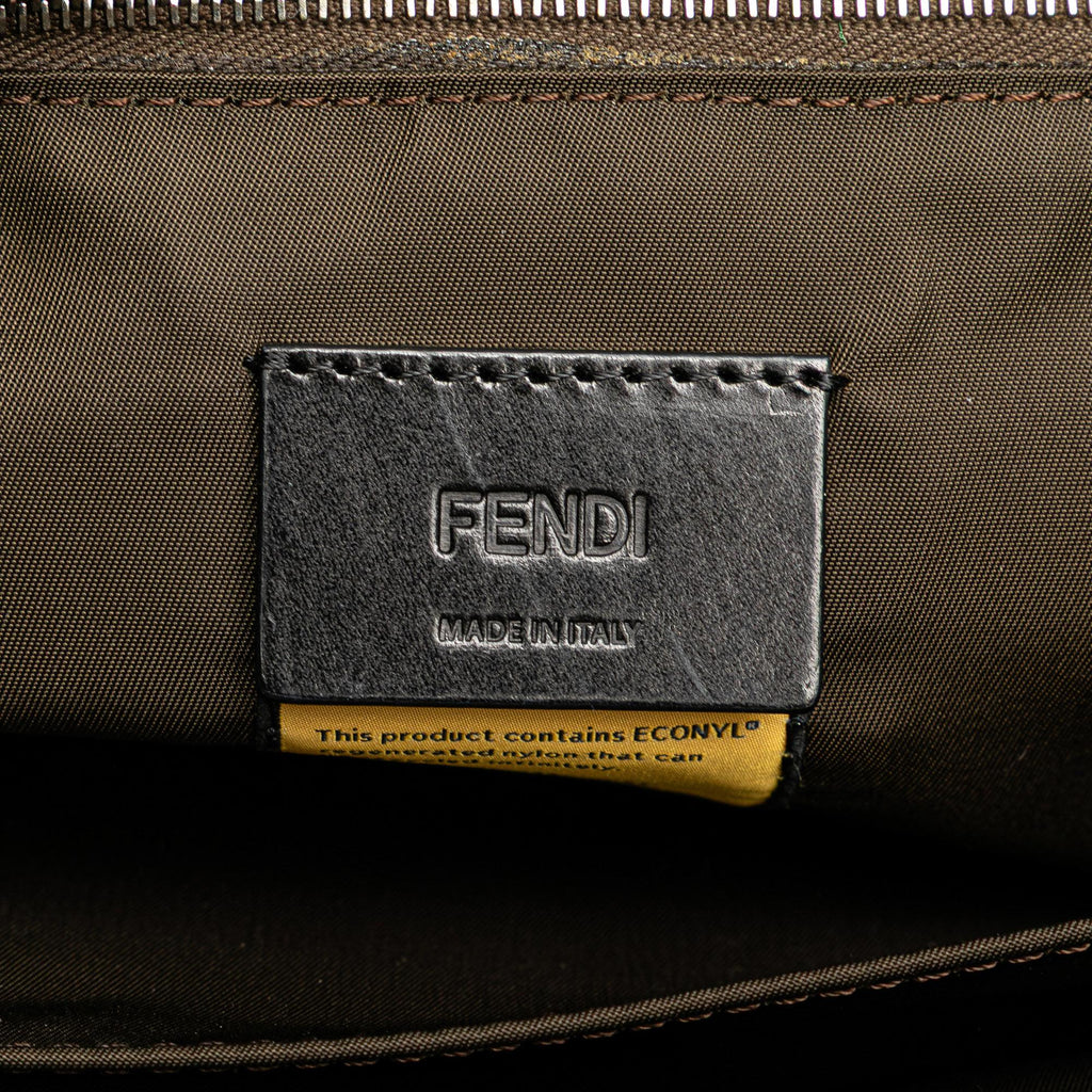 Fendi Large Econyl Nylon Baguette Satchel