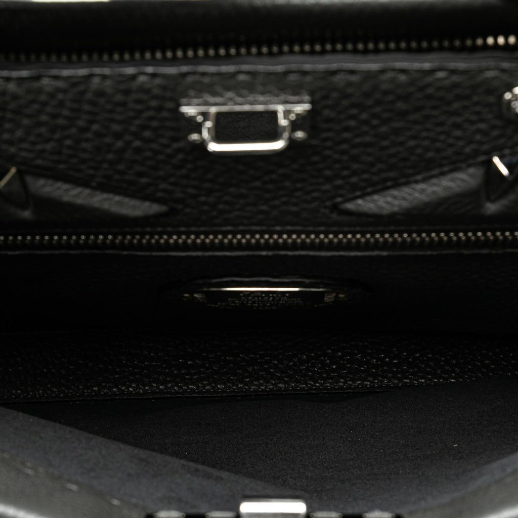 Fendi Large Leather Selleria Peekaboo Iconic Fit Bag