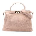 Fendi Large Shearling Peekaboo ISeeU Satchel
