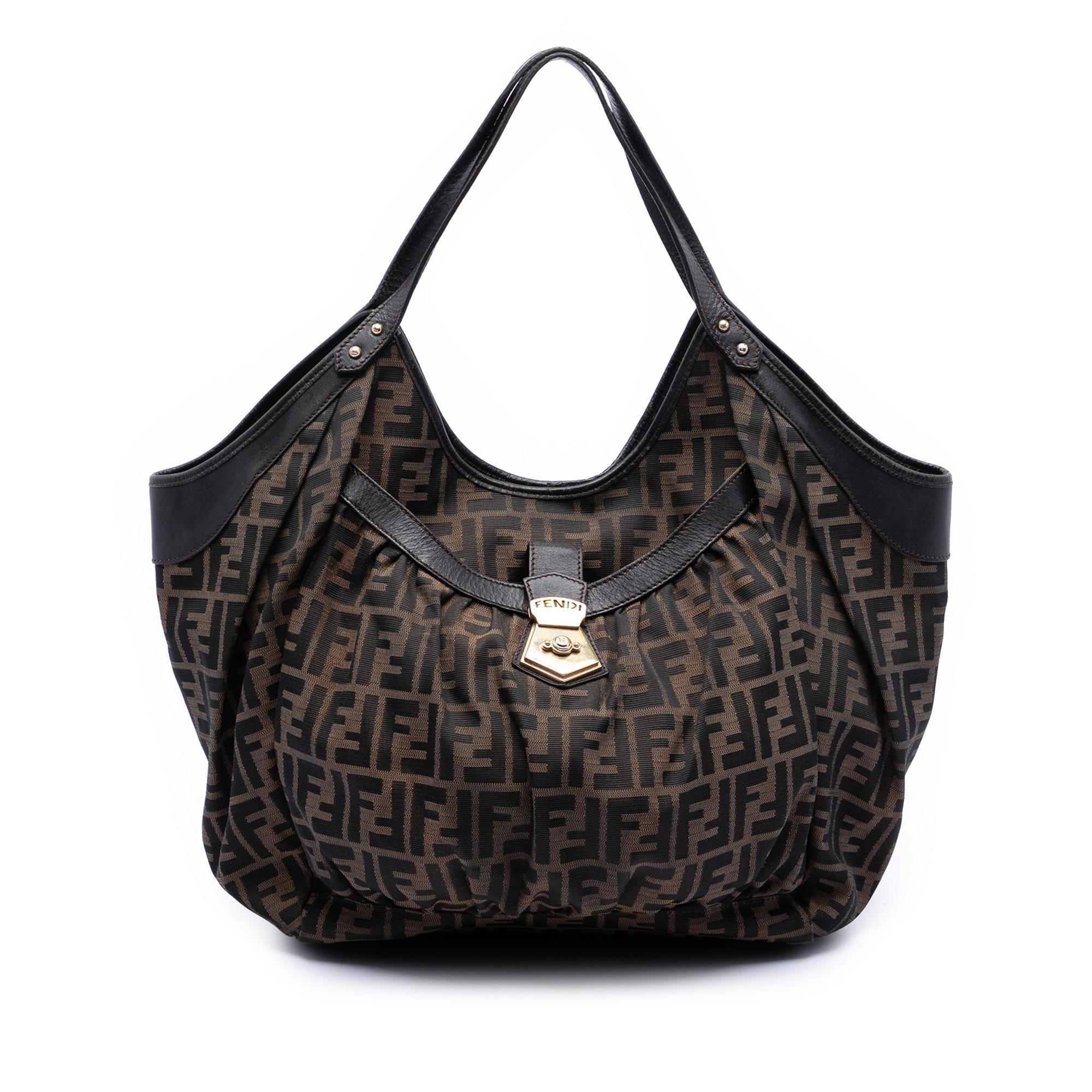 Fendi Large Zucca Canvas Chef Tote
