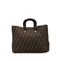 Fendi Large Zucca Canvas Twins Tote