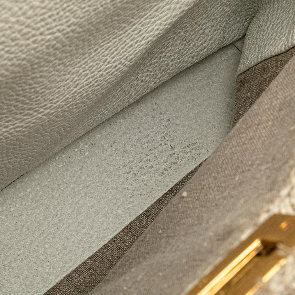 Fendi Large Zucca Corda Iconic Peekaboo Satchel