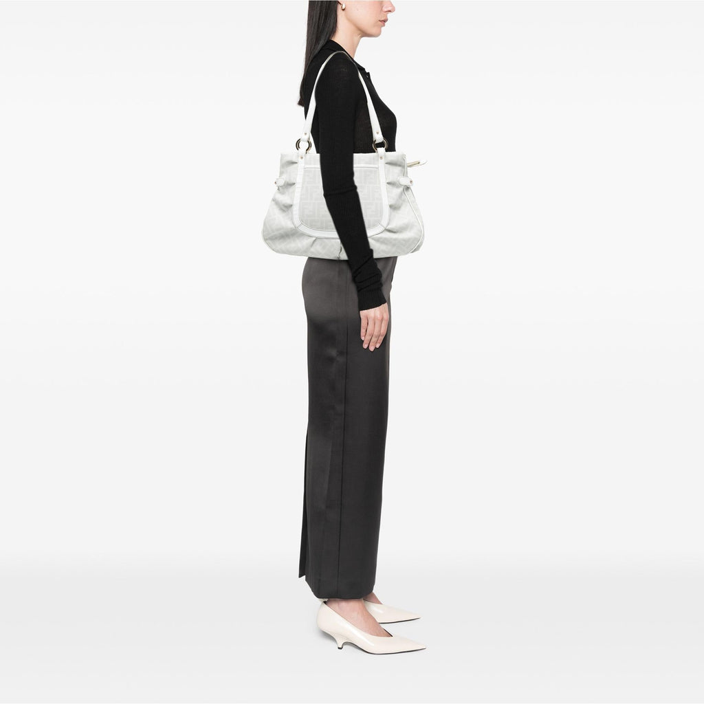 Fendi Large Zucca Spalmati Chef Shopper Tote