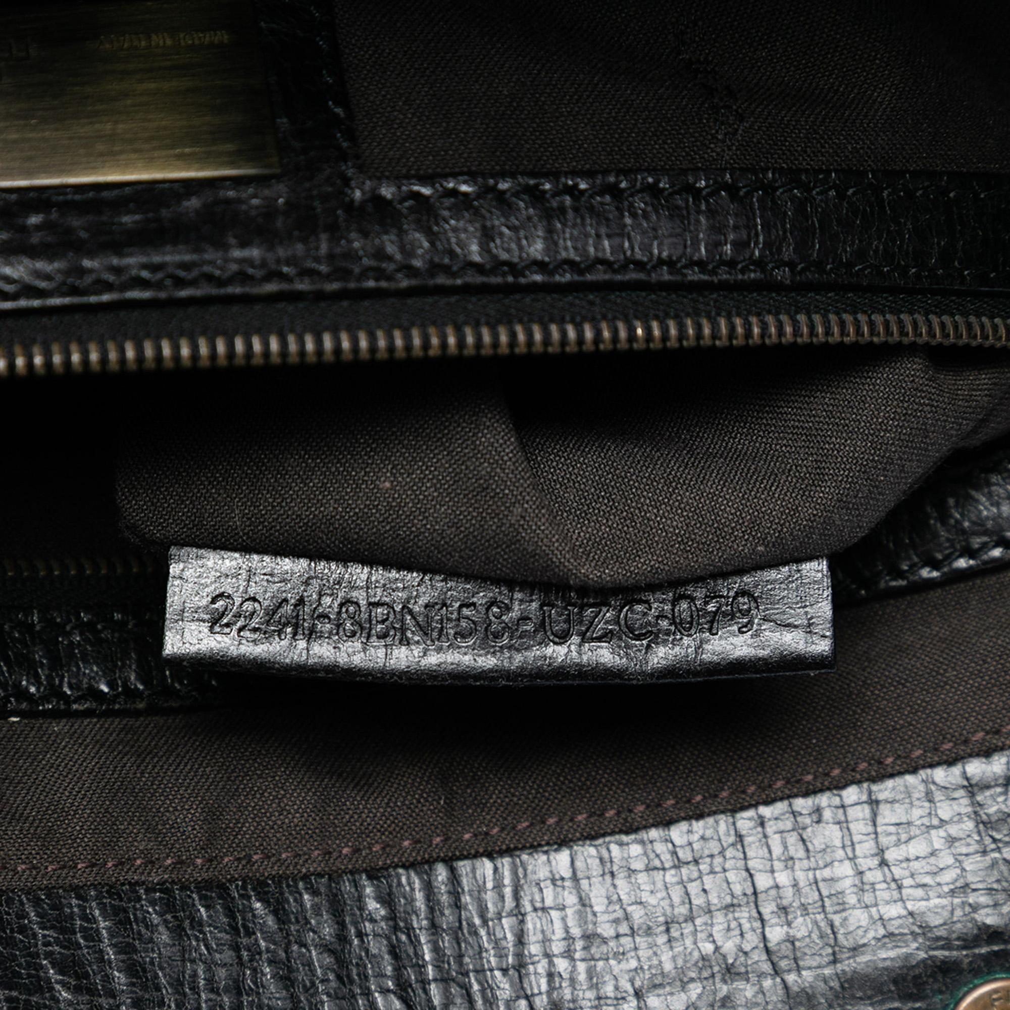 Fendi Large Zucca Velvet Etniko Du Jour Handbag