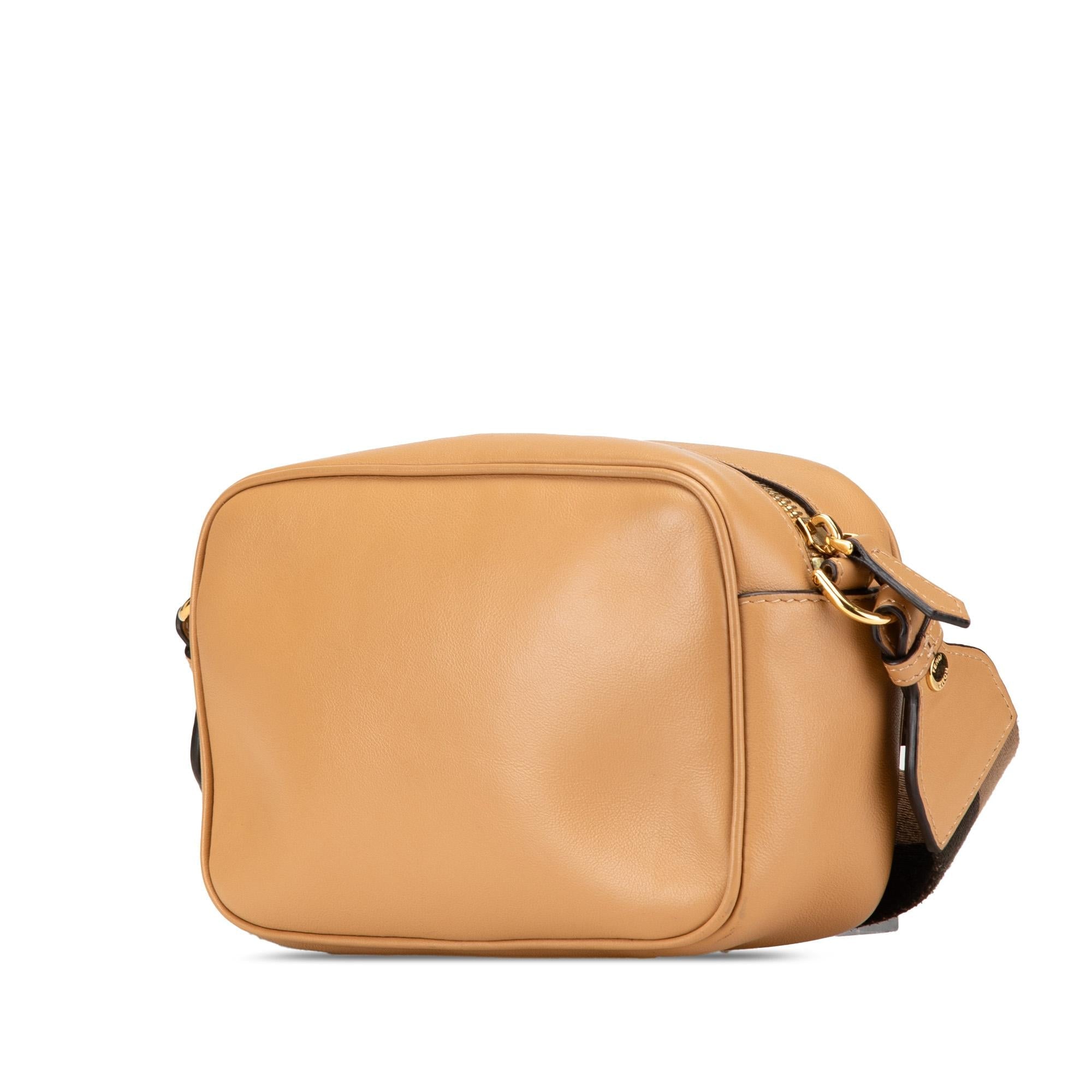 Fendi Leather Baguette Camera Bag