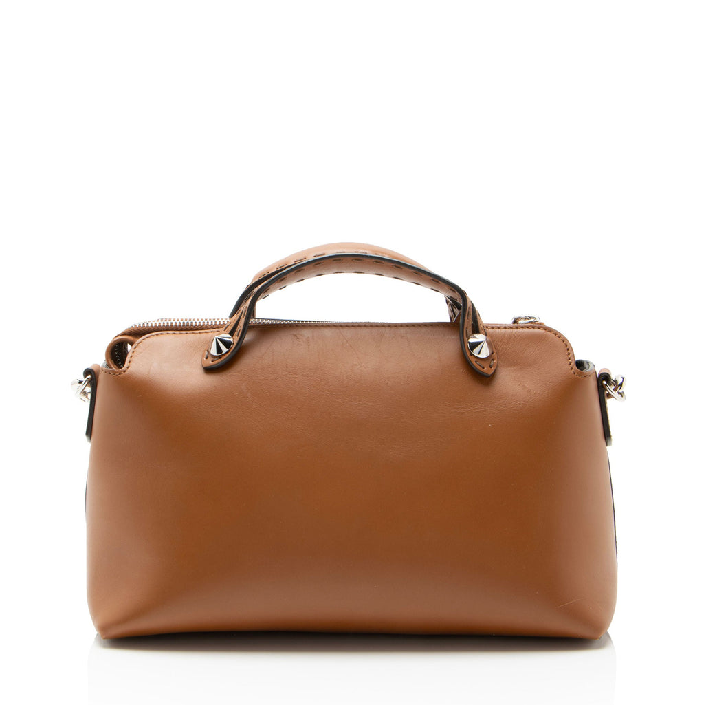 Fendi Leather Logo By The Way Boston Bag