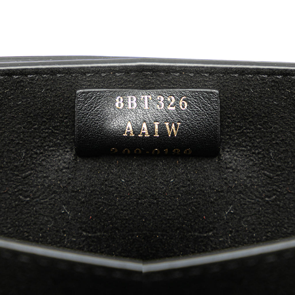 Fendi Leather Crystal Fab Crossbody