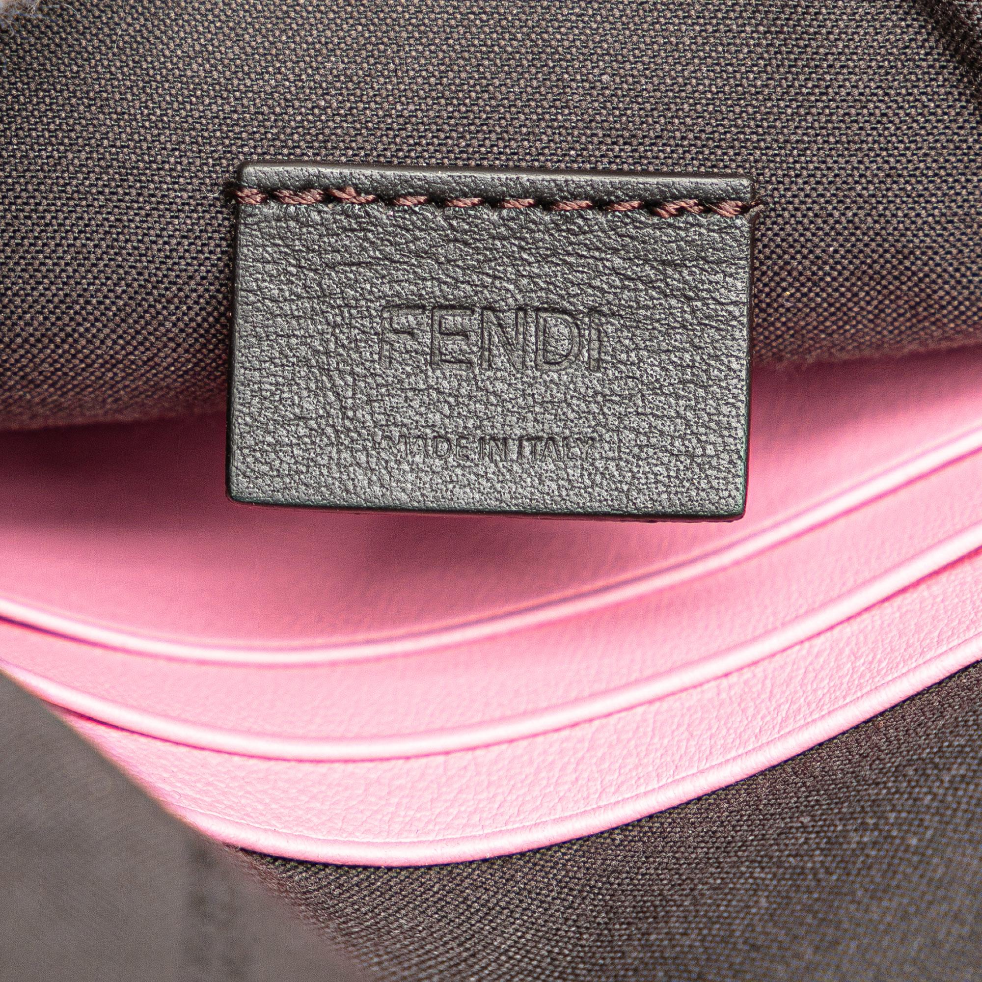 Fendi Leather Duo Baguette