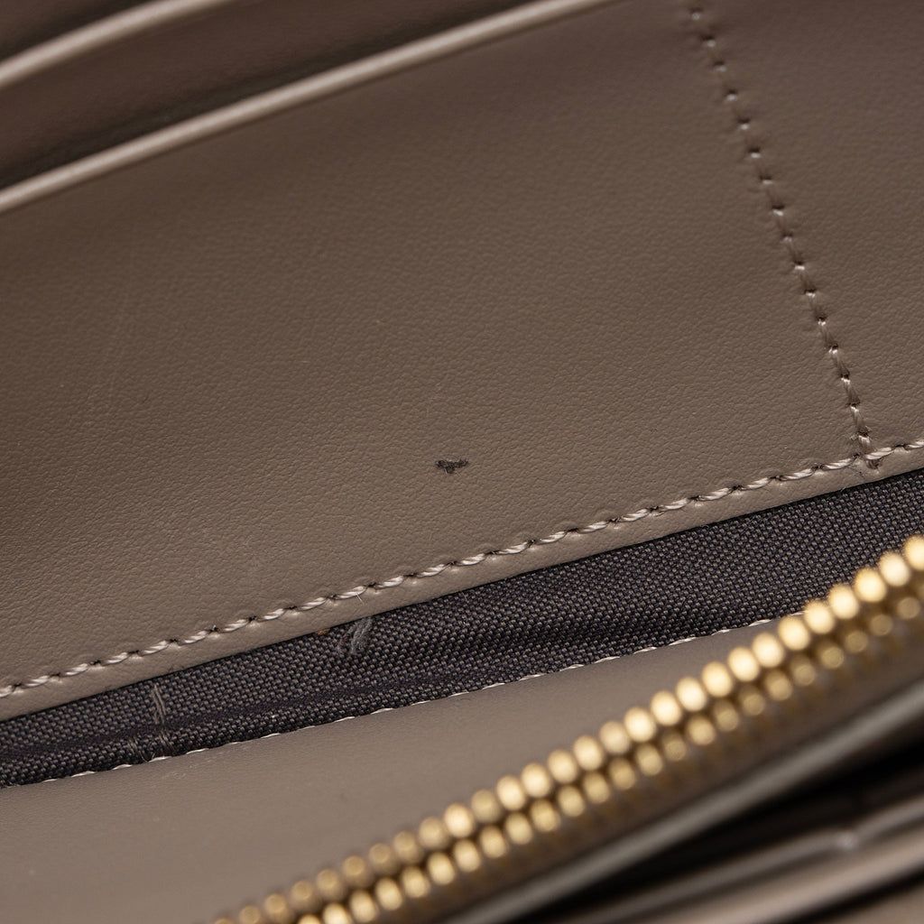 Fendi Leather FF Diamonds Continental Wallet with Chain