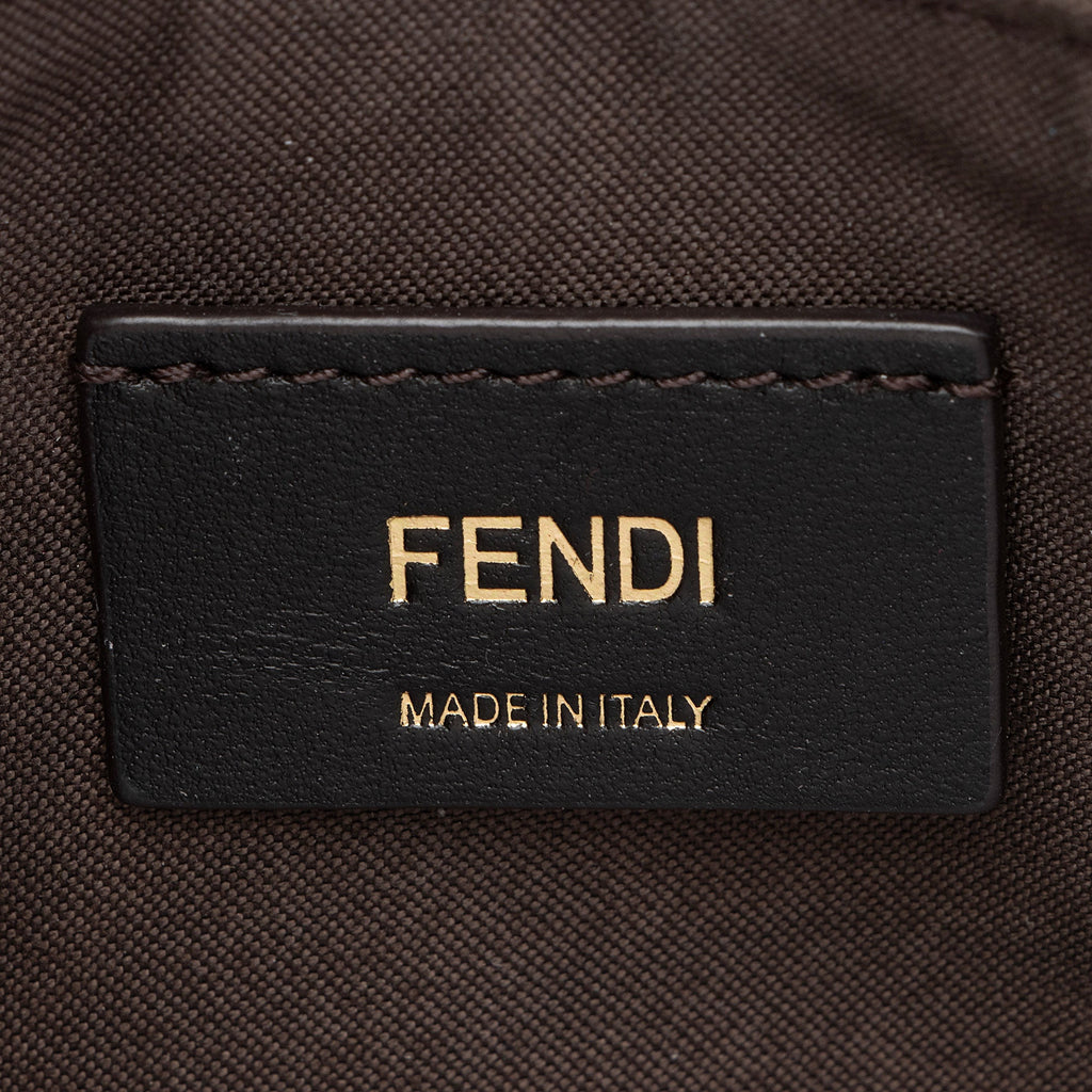 Fendi Leather Fendigraphy Small Hobo